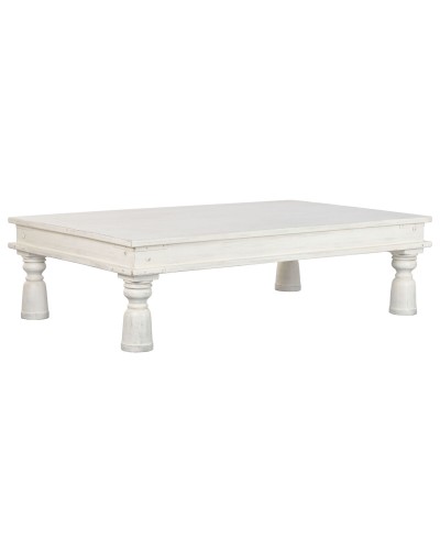 Hoofdtafel Home ESPRIT Wit 70 x 107 x 45 cm