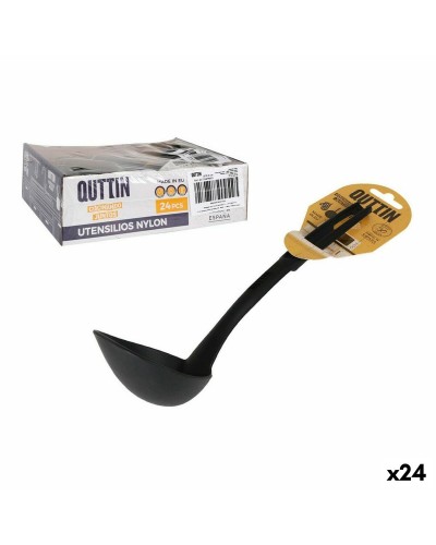 Mestolo Quttin Quttin Nero 30 x 8,5 cm (24 Unità)