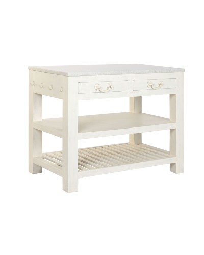 Mobile Aggiuntivo Home ESPRIT Bianco 119 x 70 x 93 cm