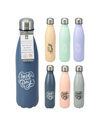 Bottiglia Termica in Acciaio Inossidabile Excellent Houseware 500 ml
