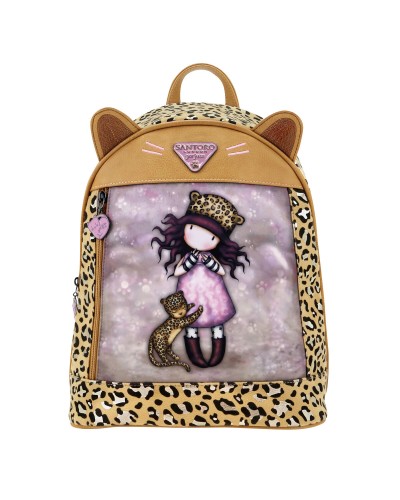 Casual Backpack Gorjuss Leopard (25,5 x 31 x 10 cm)