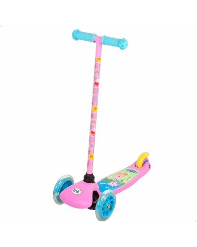 Monopattino Scooter Peppa Pig Gomma Metallo Plastica
