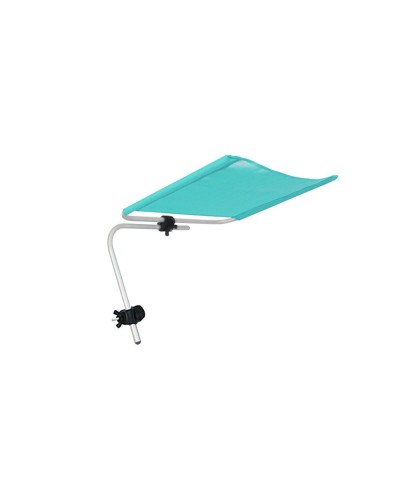 Parasol de plage Marbueno inclinable en aluminium 51x54x37 cm pour vous protéger du soleil.
