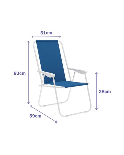 Sedia Pieghevole Marbueno 59 x 83 x 51 cm