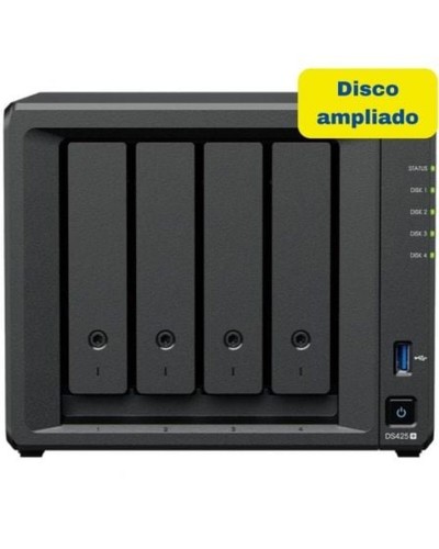 Nätlagringsenhet NAS Synology DS425+ 16TB Svart Intel Celeron J4125