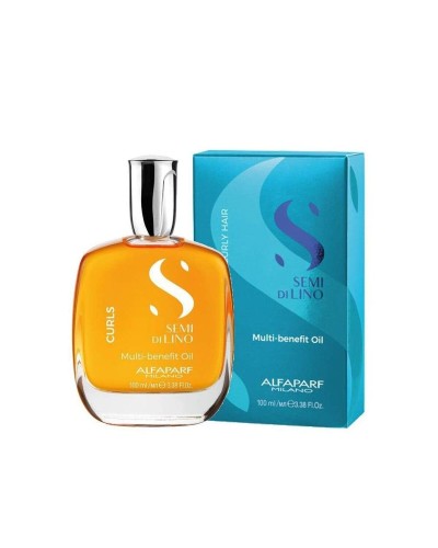 Haarolie Alfaparf Milano Semi Di Lino Curls 100 ml Multifunctioneel (1 Stuks)
