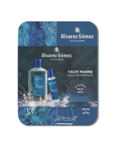 Set mit Herrenparfüm Alvarez Gomez YACHT MARINE 2 Stücke