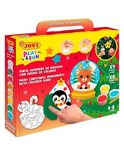 Magisch zand Jovi PLAY&FUN Christmas Ornaments (3 Stuks)