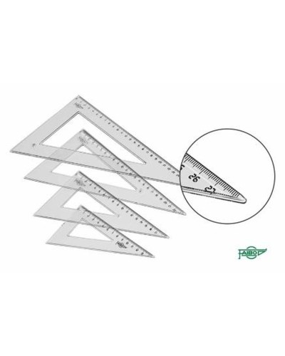 Lineal Faibo Durchsichtig 25 cm (20 Stück)