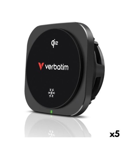 Chargeur de voiture Verbatim QI2 Noir 15 W (5 Unités)