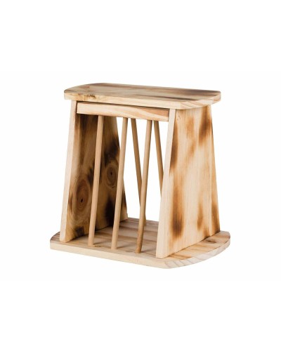 Futternapf für Haustiere Trixie Holz 25 X 22 X 18 CM Braun