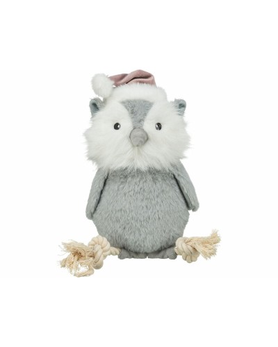Soft toy for dogs Trixie Grey Polyester Cotton Owl 31 cm