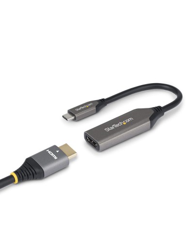 USB-kabel Startech 112B-USBC-HDMI21 Grijs 20 cm