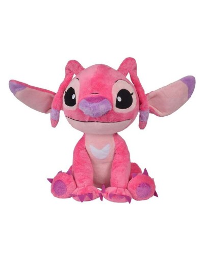 Mjukisleksak Stitch Angel Rosa Plast 50 cm