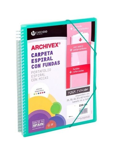 Sorteringsmapp Carchivo ARCHIVEX STAR Grön A4