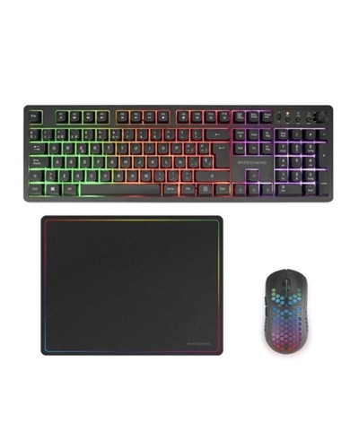 Teclado y Ratón Mars Gaming MCPWX Negro Español Qwerty Español