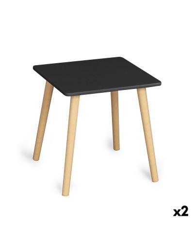 Tavolo aggiuntivo MobleKit Marrone Nero 40 x 40 x 40 cm (2 Unità)