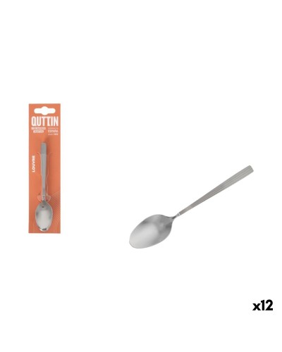 Ensemble de Cuillères Quttin LOUVRE Argenté 6 Pièces 12 Unités