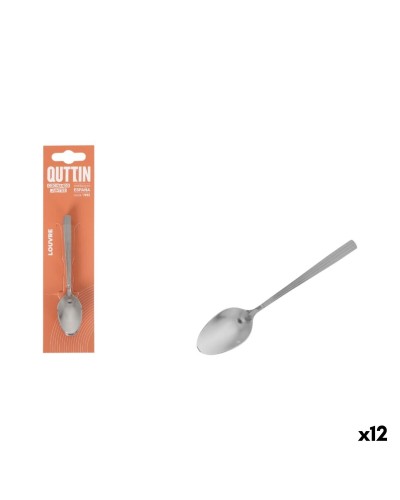 Löffel-Set Quttin LOUVRE Silberfarben 6 Stücke 12 Stück