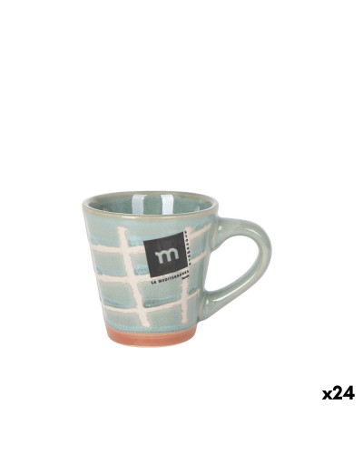 Kopp La Mediterránea Cuadric 100 ml Keramisch (24 Stuks)