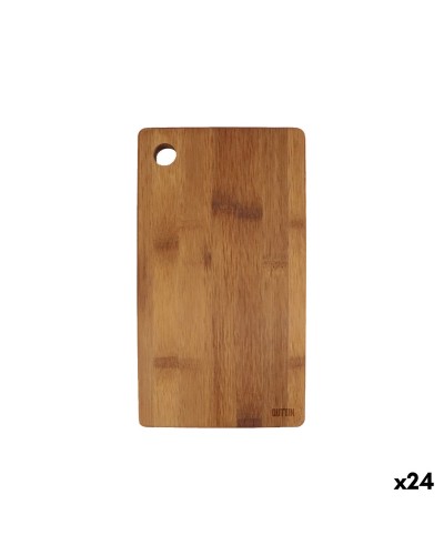 Planche à découper Quttin Brun foncé 27 x 15 x 1,6 cm (24 Unités)