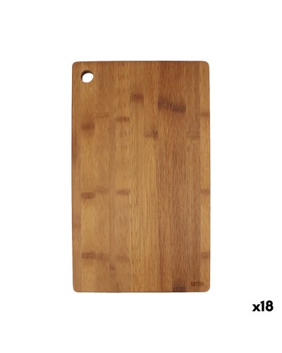 Planche à découper Quttin Brun foncé 37 x 22 x 1,7 cm (18 Unités)