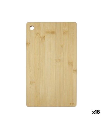 Cutting board Quttin Brown 37 x 22 x 1,7 cm (18 Units)