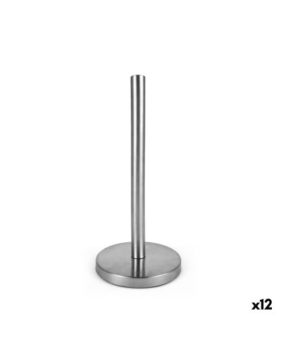 Portarotolo da Cucina Quttin Argentato Acciaio 15 x 32 cm (12 Unità)