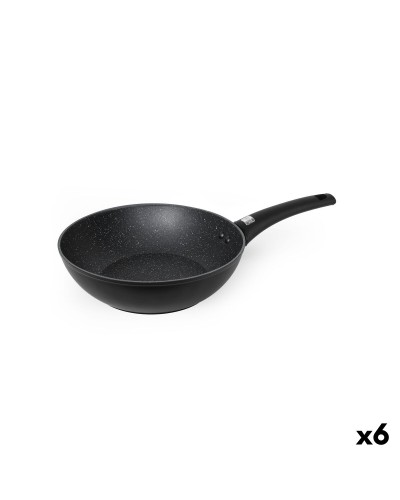 Padella Wok Quttin Universe Nero Alluminio Forgiato Ø 28 cm (6 Unità)