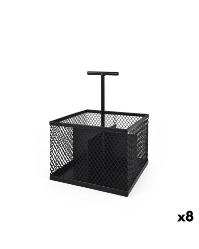 Organisateur My Bar Noir Métal 16 x 16 x 21,5 cm (8 Unités)