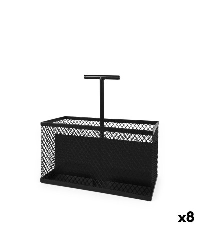 Organizador My Bar Negro Metal 20,5 x 10,3 x 21,5 cm (8 Unidades)