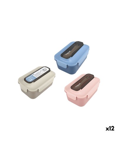 Fiambrera ThermoSport Rectangular 1,5 L (12 Unidades)