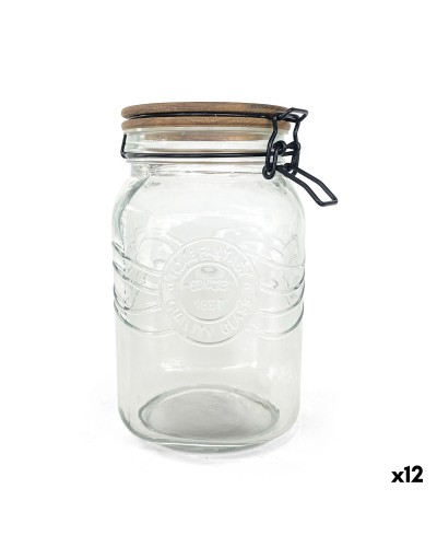 Bocal La Mediterránea Transparent 1,5 L (12 Unités)