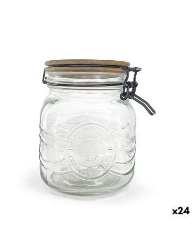 Tarro La Mediterránea Transparente 1 L (24 Unidades)