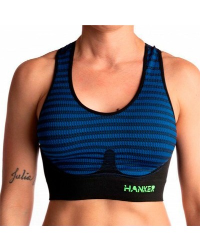 Sujetador Deportivo Hanker Top Cane Azul