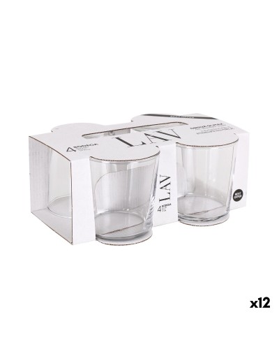 Glazenset LAV BEST Transparant Glas 340 ml 4 Onderdelen (12 Stuks)