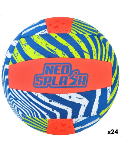 Volleybal Aktive Neo Splash Geel Blauw Oranje Neopreen (24 Stuks)