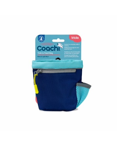 Necessaire Coachi Train & Treat Blue: Pet Treat Bag with Snack Dispenser

