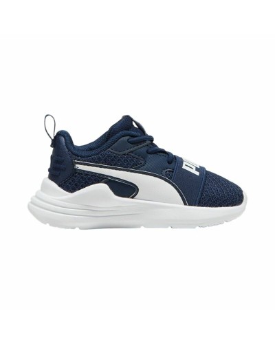 Sports Shoes for Kids Puma Wired Run Pure Ac Navy Blue