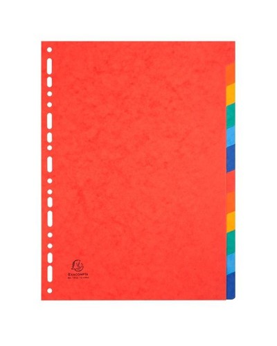Separadores Exacompta A4 Multicolor (25 Unidades) (12 Unidades)