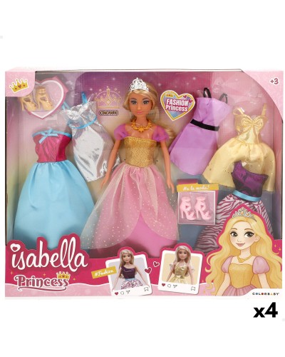 Muñeca Colorbaby Isabella 7 X 30 X 4 CM (4 Unidades)
