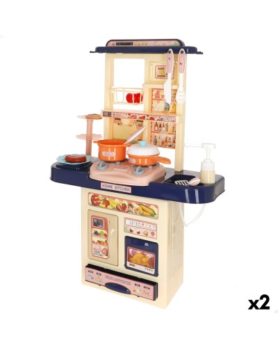 Cocina de Juguete Colorbaby 46 X 64 X 19 CM 11 Piezas (2 Unidades)