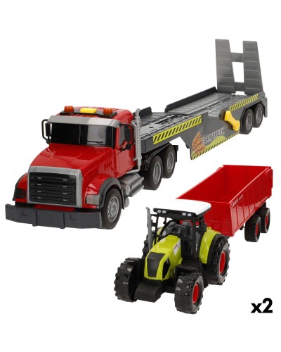 Vehicle Carrier Truck Speed & Go 53 X 15 X 10 CM (2 Units)