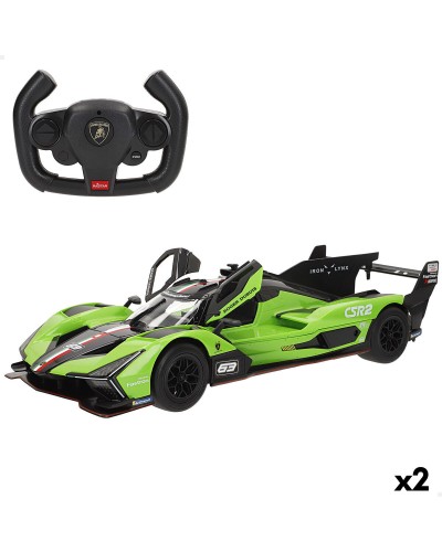 Remote-Controlled Car Lamborghini 35 X 9 X 14 CM (2 Units)