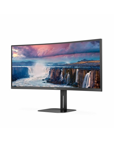 Näyttö AOC CU34V5C/BK 27" Full HD LCD Wide Quad HD