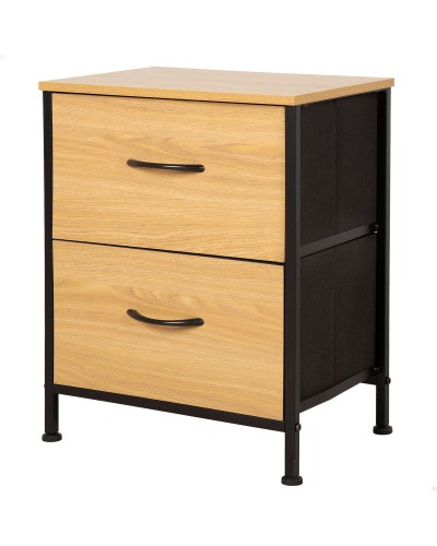 Table de Nuit Max Home Noir 40 x 52 x 30 cm