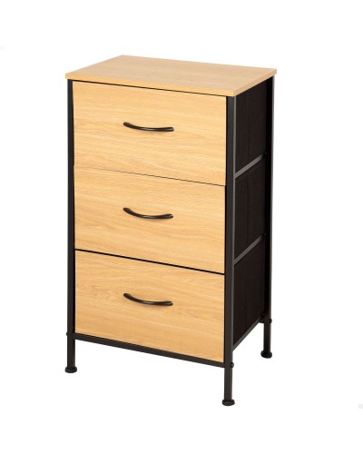 Schubladenschrank Max Home Schwarz Moderne 40 X 75 X 30 CM