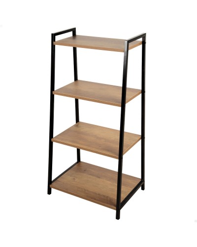 Étagère Max Home Fer Bois MDF 4 Etagères 43 X 90 X 30 CM