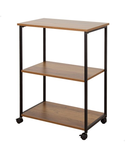 Hyllyt Max Home Rauta Puu MDF 3 Hyllyt 48 X 62 X 30 CM