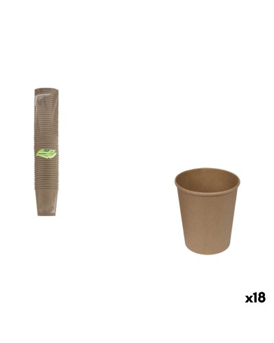 Glazenset Algon Bruin Karton 120 ml 50 Onderdelen (18 Stuks)